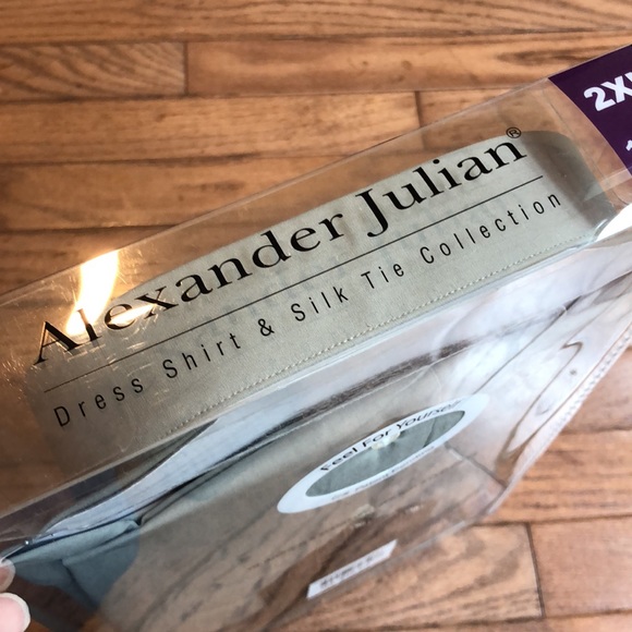 Alexander Julian Colours Dress Shirt & Silk Tie - Picture 8 of 15